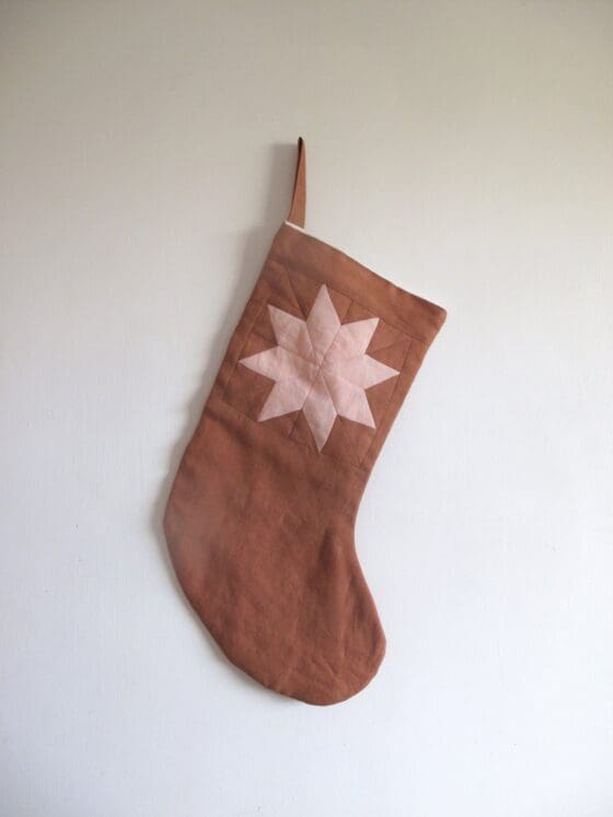 Handmade Linen Stocking
